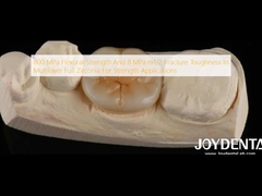 800 MPa Flexural Strength And 8 MPa·m1/2 Fracture Toughness In Multilayer Full Zirconia For Strength Applications