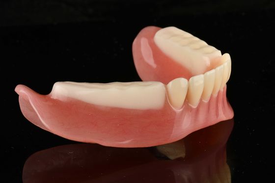 Buy Removable Acrylic Denture Natural Looking Dental Partial Dentures Easy Clean OEM online manufacture