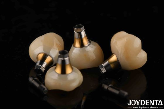 Buy 4.1mm Diameter Titanium Dental Finished Abutments Silver With Thread Pitch 1.5mm online manufacture