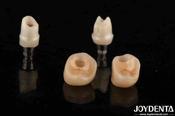 Buy Silver Color Dental Zirconia Abutments For Implants Customizable Diameter online manufacture
