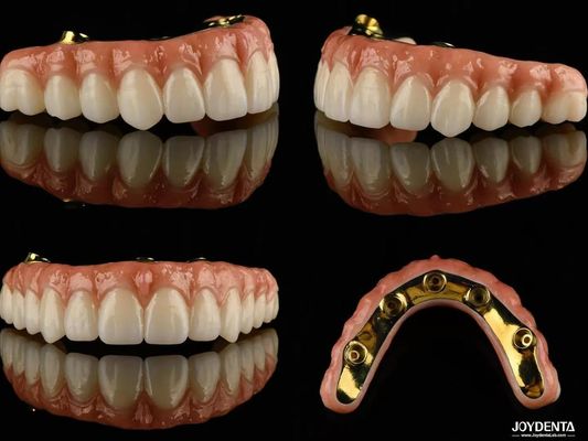 Buy Ti Bar Zirconia Hybrid Implant Bridges High Translucency For Dental Prosthesis online manufacture