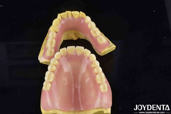 Natural Tooth Morphology Flexible Denture Dental Finish For Comfortable Secure Fit