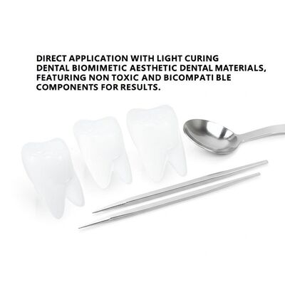 Direct Application With Light Curing Dental Biomimetic Aesthetic Dental Materials Featuring Non Toxic And Biocompatible Components For Results